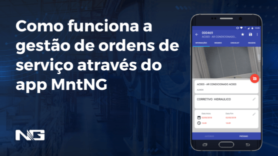 Como funciona a gestão de ordens de serviço através do app MntNG